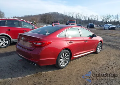 2015 Hyundai Sonata Sport z USA, uszkodzony, nr VIN 5NPE34AF5FH072704